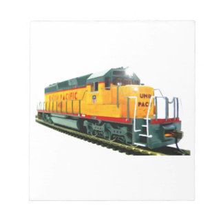 Bloc De Notas Modelo de locomotora diésel U.P.
