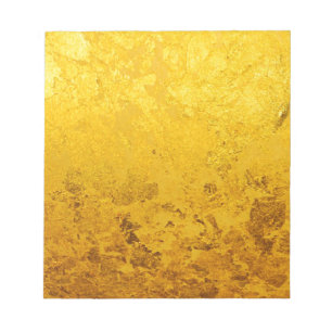 Bloc De Notas Modelo del ORO/hoja de oro PUROS