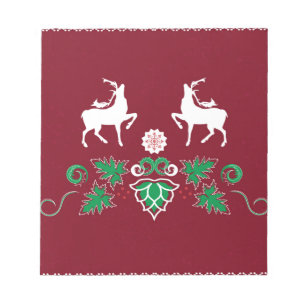 Bloc De Notas Modelo inconsútil del navidad