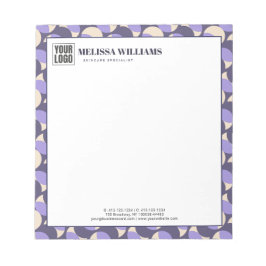 Bloc De Notas Modern Retro Lavender Geometric Notepad