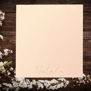 Bloc De Notas Moderna Elegante Girly Cute