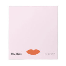 Moderna Moda Francesa Rojo Lips Beautician Minimal