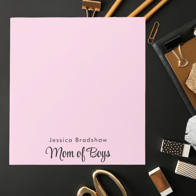 Bloc De Notas Moderno Estilo Para La Madre Rosa (Subido por el creador)