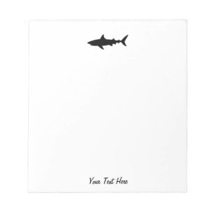 Bloc De Notas Moderno Shark Personalizado Vintage de Moda