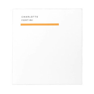 Bloc De Notas Moderno Simple Moderno Minimalista