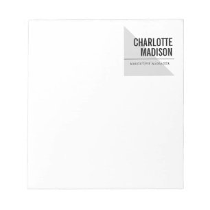 Bloc De Notas Moderno Simple Moderno Minimalista Plano