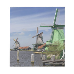 Bloc De Notas Molino de viento, Zaanse Schans, Holanda, Países B
