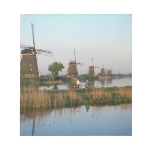 Bloc De Notas Molinos de viento, Kinderdijk, Países Bajos