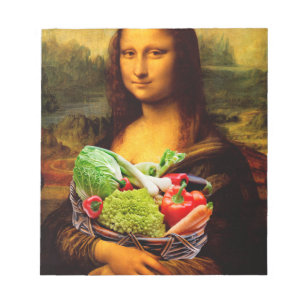Bloc De Notas Mona Lisa ama a las verduras