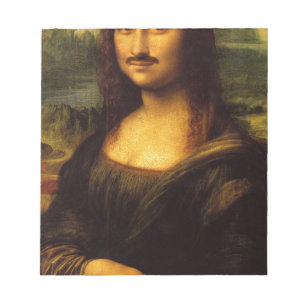 Bloc De Notas mona lisa mustache