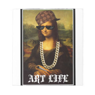 Bloc De Notas Mona Lisa Thug Life Art Life