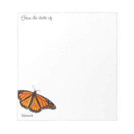Bloc De Notas Monarch Butterfly "From the desk of..." Notepads