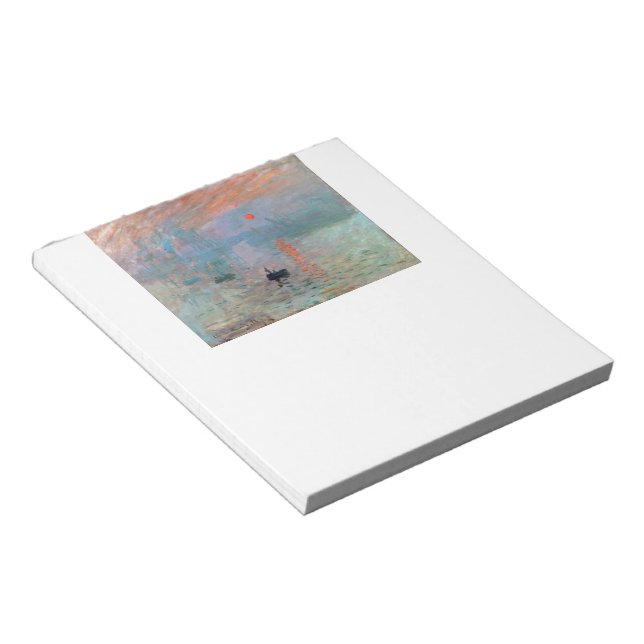 Bloc De Notas Monet , “ Impression, Sunrise ” (Lado Derecho)