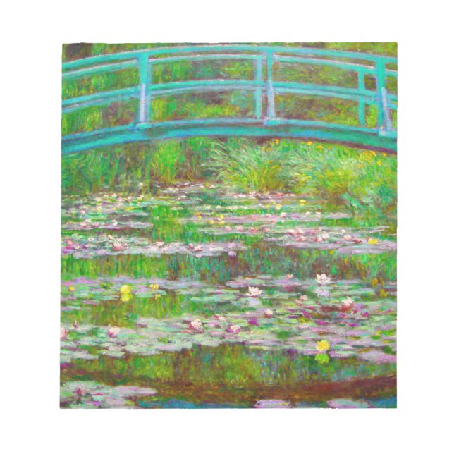 Bloc De Notas Monet Japanese Bridge and Water Lilies (Frente)