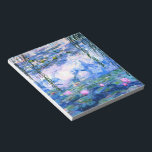 Bloc De Notas Monet Pink Water Lilies<br><div class="desc">A Monet pink water lilies notepad featuring beautiful pink water lilies floating in a calm blue pond with lily pads. A great Monet gift for fans of impressionism and French art. Serene nature impressionism with lovely flowers and scenic pond landscape.</div>