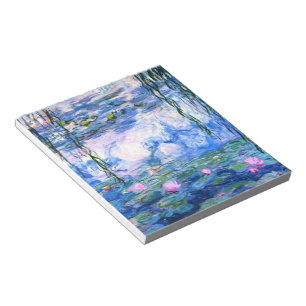 Bloc De Notas Monet Pink Water Lilies