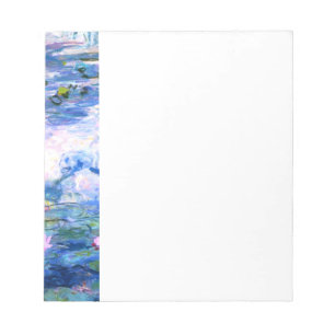 Bloc De Notas Monet Pink Water Lilies