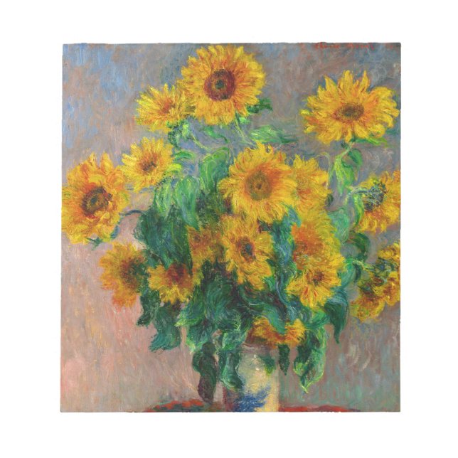 Bloc De Notas Monet Sunflowers (Frente)