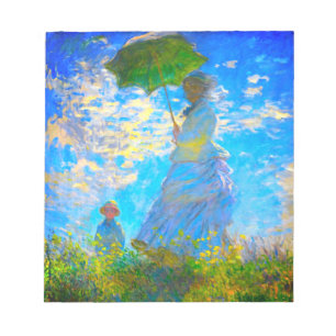 Bloc De Notas Monet Woman with a Parasol