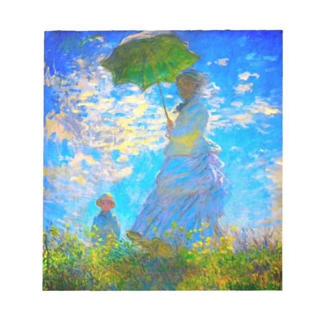 Bloc De Notas Monet Woman with a Parasol (Frente)