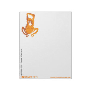 Bloc De Notas Mono Cheeky - Orangutan -