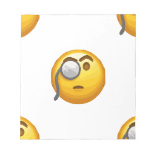 Bloc De Notas monóculo de emoji