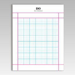 Bloc De Notas Monogram Name 5x5 Engineering Paper Notepad