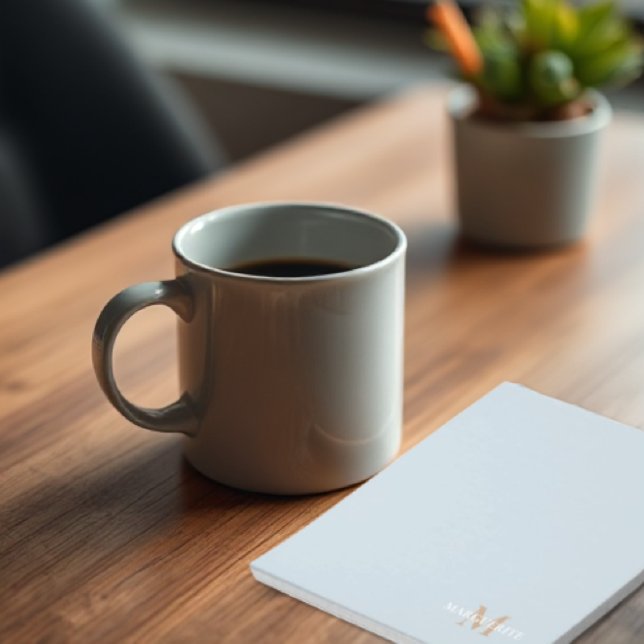 Bloc De Notas Monograma de nombre personalizado (Subido por el creador)