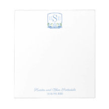 Monograma de Smart 3 letras Hydrangea Ginger Jar E