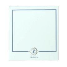 Monograma inicial clásico en marcos nombre persona