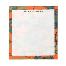 Monograma Naranja, Verde, Camuflaje Negro