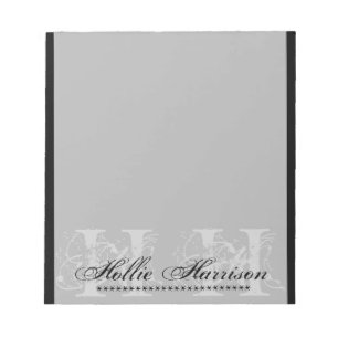 Bloc De Notas Monograma personalizado : Notepad