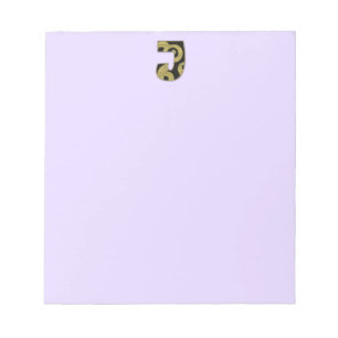 Bloc De Notas monograma retro - J