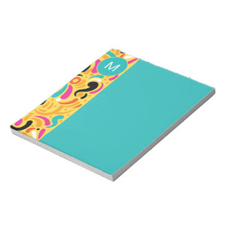 Bloc De Notas Monogrammed Boldy Colored Abstract
