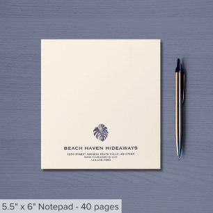 Bloc De Notas Monstera Leaf Notepad