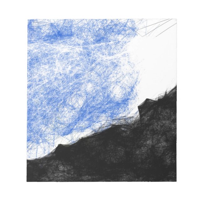 Bloc De Notas Montaña rocosa y sueño (Frente)