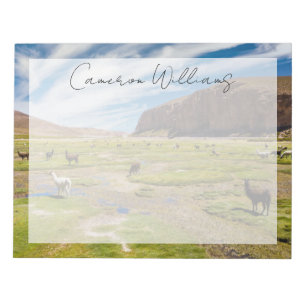 Bloc De Notas Montañas   Andes bolivianos