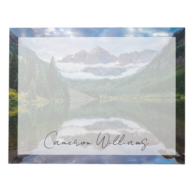 Bloc De Notas Montañas | Aspen Colorado (Frente)