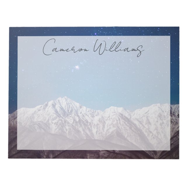 Bloc De Notas Montañas | Monte Jiigatake y Monte Kashima-yarigat (Frente)