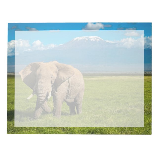 Bloc De Notas Montañas | Monte Kilimanjaro Tanzania, África (Frente)