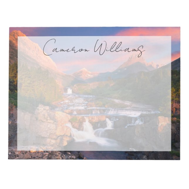 Bloc De Notas Montañas | Parque nacional Glacier, Montana (Frente)