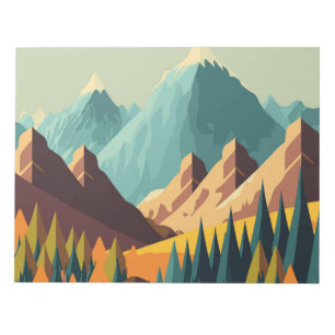 Bloc De Notas Montañas Rocosas