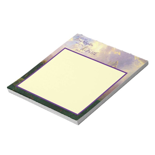 Bloc De Notas Montañas rocosas majestuosas (Lado Izquierdo)