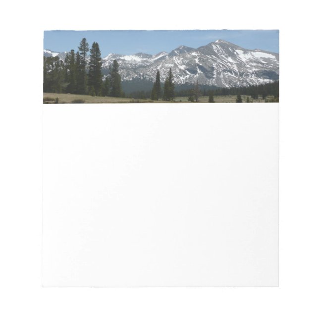 Bloc De Notas Montañas Sierra Nevada I desde Yosemite (Frente)