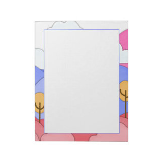 Bloc De Notas Montañas singulares bordeadas