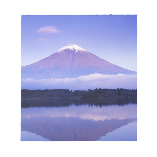 Bloc De Notas Monte Fuji con Nube Lenticular, Lago Motosu, (Frente)