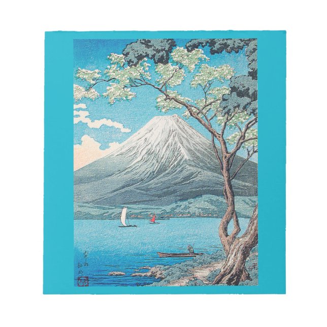 Bloc De Notas Monte Fuji del lago Yamanaka (Frente)