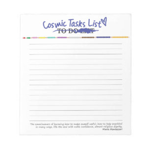 Bloc De Notas Montessori To Do List