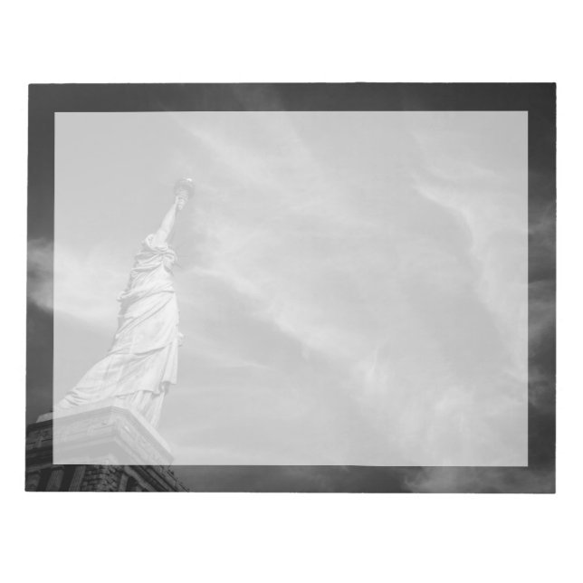Bloc De Notas Monumentos | Estatua de Liberty Manhattan NYC (Frente)