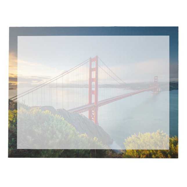 Bloc De Notas Monumentos | Golden Gate San Francisco (Frente)